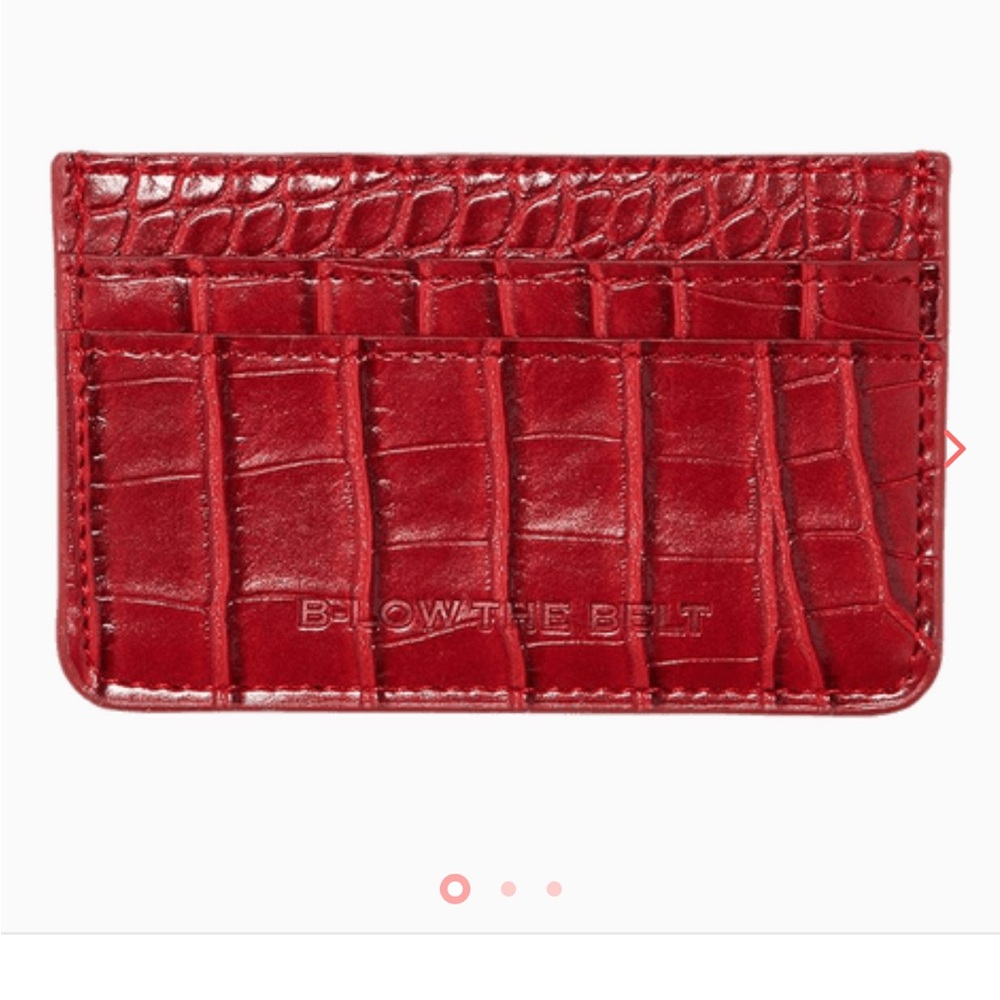 2 for $15 NWT B-Low the Belt Croc Card Case